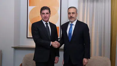Neçirvan Barzani ile Hakan Fidan görüştü