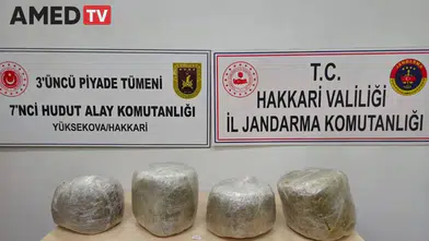 Yüksekova sınırında yakalanan şüpheliden yüklü miktarda uyuşturucu çıktı