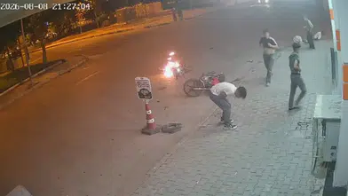 Birecik ilçesinde iki motosikletin karıştığı kazada dört kişi yaralandı