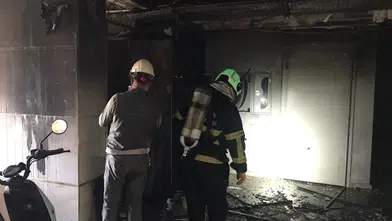 Mardin’de apartman yangını paniği