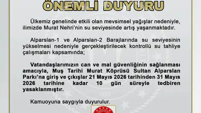 Muş’ta Murat Nehri için kritik uyarı İki popüler alan kapatıldı