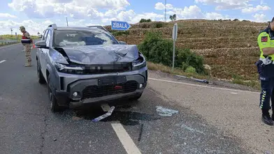 Midyat yolunda kaza 4 kişi hastaneye kaldırıldı