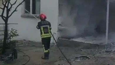 Elazığ’da bir köy evinde yangın paniği yaşandı
