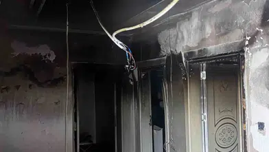 Van Buzhane Mahallesinde ev küle döndü