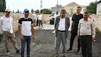 Patnos Belediye Başkanı Taşkın ilçedeki yol yenileme çalışmalarını denetledi