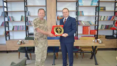 Muş Bulanıkta görevini tamamlayan güvenlik güçleri için uğurlama töreni yapıldı