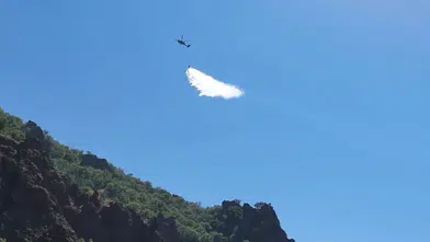Tunceli Munzur Vadisi üzerindeki orman yangını ekiplerin çalışmasıyla söndürüldü