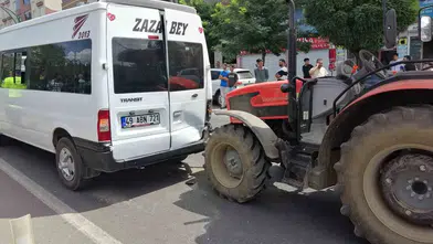 Bingöl'de 4 araç birbirine girdi, kazada yaralanan olmadı