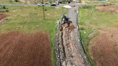 Midyat Söğütlü Mahallesi'nde atık su hattı çalışmaları tamamlandı