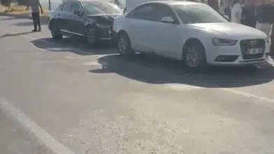 Batman Kozluk yolunda iki araç çarpıştı