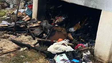Kovancılar ilçesinde balkon altındaki odunlukta çıkan yangın korkuttu