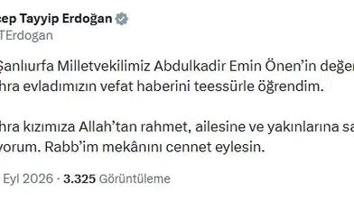AK Parti Milletvekili Abdulkadir Emin Önen evlat acısıyla sarsıldı