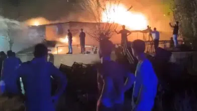 Kozluk ilçesindeki depoda çıkan yangın ürünlere zarar verdi