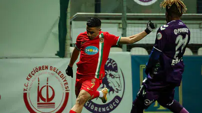 Amedspor ilk yarıyı önde kapattı, maç beraberlikle bitti