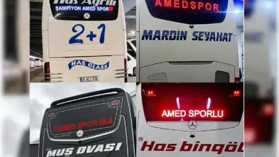 Trabzon’daki olay sonrası otobüs firmalarından Amedspor desteği