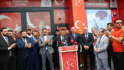 Diyarbakır MHP'de bayrak devri tamamlandı