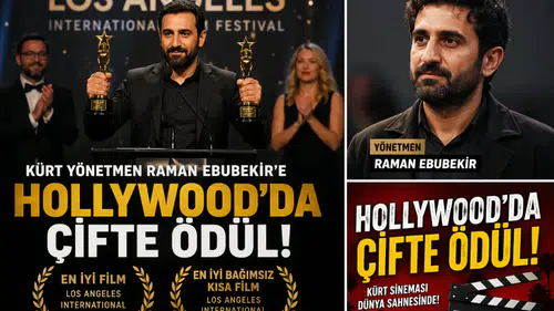 Kürt yönetmen Raman Ebubekir Hollywood’da zirvede! İki büyük ödül