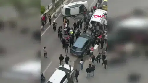 Siirt’te feci kaza: Otomobil takla attı, 3 kişi yaralandı