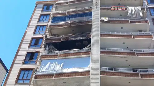 Diyarbakır Bağlar’da korkutan apartman yangını