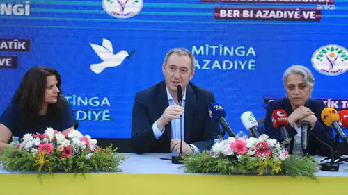 DEM Parti miting tarihlerini açıkladı: Diyarbakır dahil 4 ilde yapılacak