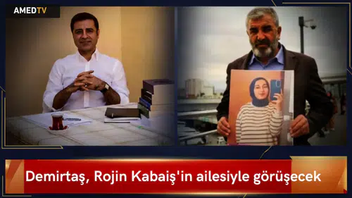 Demirtaş, Rojin Kabaiş'in ailesiyle görüşecek: Gündemde dosyadaki son gelişmeler var