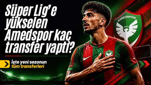 Süper Lig'e yükselen Amedspor kaç transfer yaptı? İşte yeni sezonun tüm transferleri