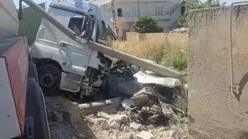 Mardin Kızıltepe yolunda feci kaza sonucu bir kişi yaşamını yitirdi