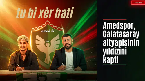 Amedspor, Galatasaray altyapısının yıldızını kaptı