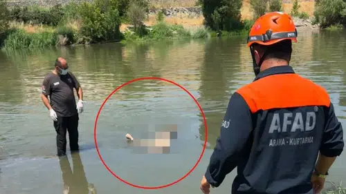 Diyarbakırda Dicle Nehri yüzeyinde bir erkek cansız bedeni keşfedildi