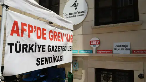 AFP'de TİS krizi sürüyor: Gazetecilerin grevi 10'uncu gününde