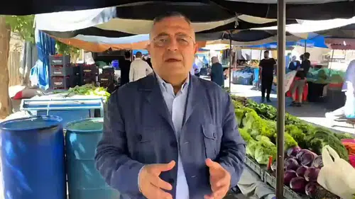 Sezgin Tanrıkulu Diyarbakır pazarında: Asgari ücret açlık sınırının altında