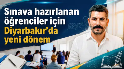 Sınava hazırlanan öğrenciler için Diyarbakır’da yeni dönem