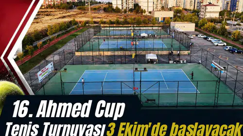 16. Amed Cup Tenis Turnuvası 3 Ekim’de başlayacak