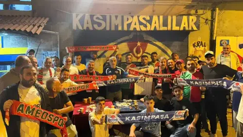 Kasımpaşa ve Amedspor’dan maç öncesi kardeşlik fotoğrafı
