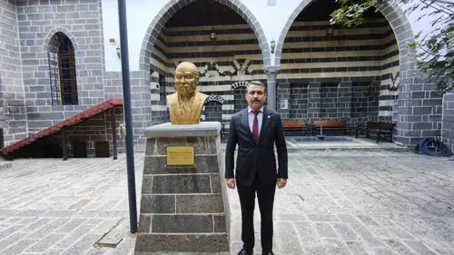 MHP Diyarbakır İl Başkanı Özcoşkun Ziya Gökalp'i andı
