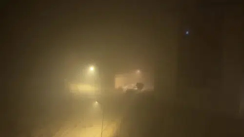 Yüksekova'da yoğun sis hayatı durma noktasına getirdi