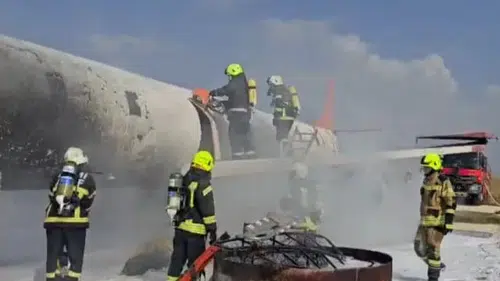 Şanlıurfa GAP Havalimanında nefes kesen acil durum tatbikatı