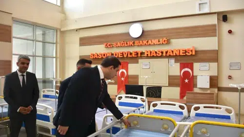 Sason'da yatağa bağımlı hastalar için 10 yeni hasta yatağı geldi