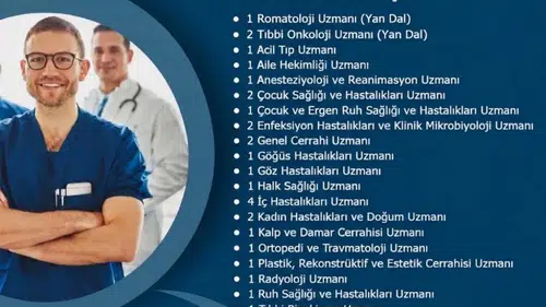 Hakkari sağlık sistemine 56 yeni hekim kadrosu eklendi