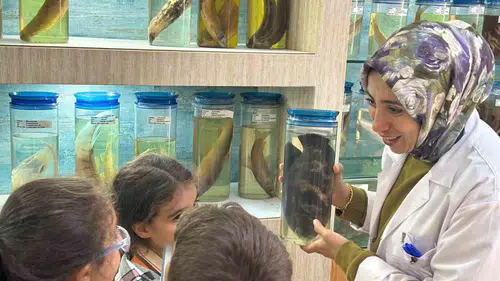 Elazığlı öğrenciler su altı dünyasını yakından keşfetti