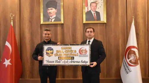 Sason balı için ödenen 400 bin liralık rekor ücret üreticiye ulaştı