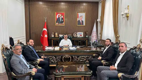 Dicle Kaymakamı Mustafa Atış din görevlilerini makamında ağırladı