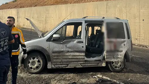 Cizre yolunda kamyonet takla attı: 6 kişi yaralandı