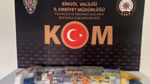 Bingöl'de kaçak tütün ürünlerine yönelik operasyon düzenlendi