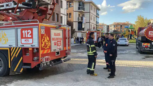 Elazığ Karşıyaka Mahallesi'nde korkutan ev yangını