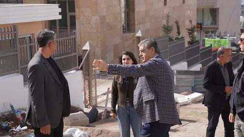Şırnak Belediye Başkanı Mehmet Yarka saha çalışmalarını bizzat denetledi