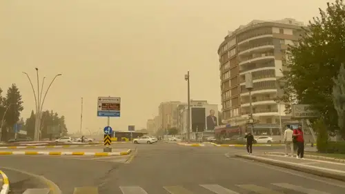 Şanlıurfa toz bulutuna teslim oldu
