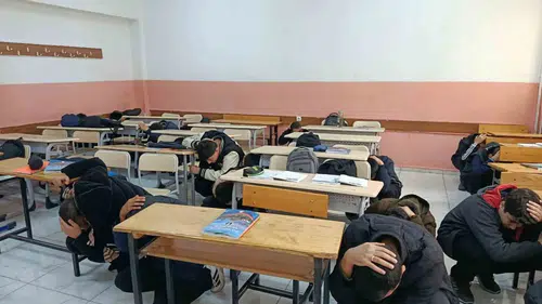 Elazığlı öğrenciler afetlere karşı uygulamalı eğitimle hazırlandı