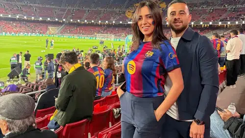 Amedsporlu Dia Saba Samsunspor zaferi sonrası soluğu Nou Camp'ta aldı: El Clasico'yu izledi