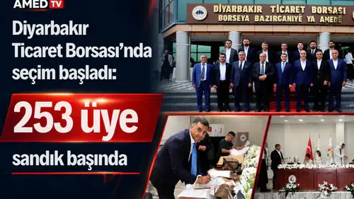 Diyarbakır Ticaret Borsası’nda seçim başladı: 253 üye sandık başında
